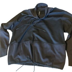 Athleta Size Small Hermosa Black Hoodie with Drawstring